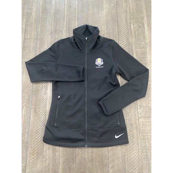 Nike Tops - NIKE Golf 2016‎ Ryder Cup Hazeltine 1/4 Zip Black Women's ThermaFit Pullover - S